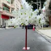 装飾的な花人工桜の木シミュレーションピーチウェディングエル家具誕生日背景装飾