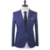 Costumes pour hommes Blazers Hommes Slim Fit Business Leisure One Button Formal Two Piece Suit for Groom Wedding