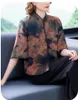 Roupas étnicas 2022 Roupas chinesas tradicionais Mulheres camisa de blusa de chiffon vintage feminina hanfu cheongsam tops qipao tang terno