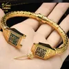 Bangle Aniid Dubai Gold Color Bracelet для женщин Эфиопский роскошный дизайнерский дизайнерский ювелир