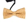 Bow Ties Tie Male Cork Creative Wood Grain Wedding Groom Host Bowtie Gifts For Men Business Men's Accessories