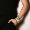 Bracelet tenisowy 5pcs logo silikonowa bransoletka dla mężczyzn kobiety w 5 kolorach pasmo ręczne opaski na rękę