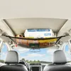 Car Organizer ZK30 Portable Ceiling Storage Net Pocket Roof Interior Cargo Bag Trunk Pouch Sundries