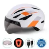 Casques de cyclisme Vélo de route de montagne pour hommes Femmes Motocross Coupe-vent avec visière VTT Vélo Sécurité T220921