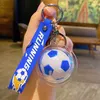 Chave de futebol da Copa do Mundo Chaves de futebol de futebol Fashion Fashion requintado Keyring Bag feminino São pequenas lembranças de pendentes