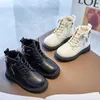 Boots 2022 Winter Kids Short Fur Fur Shoes Royproofse Boys Boys Casual Platform Girls Combat T220925