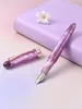 Fountain Pens Kaigelu 356 Art Pen Resin Lady Gift Colorful Acrylic Fountian Caligraphy Pen Cute School Supplies Golden Clip Torpedo 220923