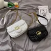 Clearance Outlets Online Top Quality 5colors Célèbres femmes designer Épaule chaîne en cuir Cross body Couleur pure femmes main sac à bandoulière sac à main 26cm