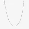 100% 925 Sterling Silver Shiny Ball Link Chain Necklace Fit European Pendants and Charms Fine Wedding Jewelry Gift237w