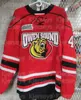 Gla Retro Owen Sound Attack Maillot de hockey sur route Broderie de haute qualité Cousu Personnaliser 2 Carter Robertson 28 Justin Brack 1 Mack Guzda