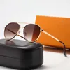 2022 Neue Luxusmarken -Designkette Sonnenbrille Fashion Classic Design Square f￼r M￤nner Frauen Sonnenbrillen UV400 29635 Round Punk