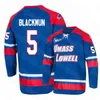 Gla Youth NCAA UMass Lowell River Hawks Jersey Tyler Wall Chase Blackmun Matthew Brown Andre LeeKenny Hausinger Ryan Lohin Josh Holmstrom Hockey