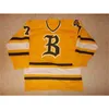 GLA MIT VTG-BURSNVILLE BLAZE GAME SORN ANVￄNDA Minnesota High School Hockey Jersey 100% Stitched Brodery S Hockey Jerseys