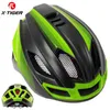 Cycling Helmets X-TIGER Integrally-molded Mountain Road Bike Helmet LED Light Safety Cycling Helmet Ultralight Sports Bicycle Helmet T220921