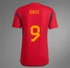 2022 Spanje voetbaltrui Camiseta Espana Morata Rodrigo Torres Pedri 22 23 Football Shirts Cup Ramos Thiago Iniesta Alba Men Kids Kit Fanssplayer -versie