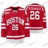 GLA A3740 Boston University Terriers Scarlet Hockey Tournament Jersey 14 Bobo Carpenter 7 Chad Krys 17 Dante Fabbro 30 Jake Oettinger Cam Crotty