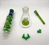 Vintage vriezer glycerine spiraal glas bong 18inch waterpijp water rokende pijp met kom oorspronkelijke fabrikant kan een klantlogo plaatsen door dhl cne