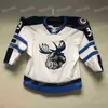 Gla MitNess personnalisé Manitoba Moose Hockey Jersey AHL Austin Poganski Leon Gawanke David Gustafsson Ville Heinola Jeff Malott Cole Maier Thomas