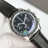 Роскошные часы Montre de luxe, мужские часы, наручные часы, 42 мм, хронограф 3861, механический механизм, керамический безель, стальные наручные часы Relojes