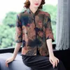 Etnische kleding 2022 Traditionele Chinese kleding vrouwen chiffon blouse shirt vintage vrouwelijke hanfu cheongsam tops qipao tang pak