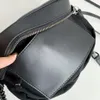 Luxurys Designer Tasche Mode Kamera Umhängetaschen Frauen Disco Umhängetasche Schwarz Totes Clutch Geldbörse Leder Kette Handtasche Geldbörsen Rucksack