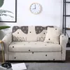 Stoelbedekkingen Geometrie Moderne vaste universele elastische rek bankafdekking sectionele bankrecer meubels slipcover