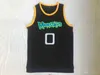UF Top Quality 1 Herr Space Jam Alien Monstars Tune Squad Basketball Jerseys Moive Black Alien Stitched Shirts S-XXL