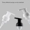 Storage Bottles Simple Style Empty 250ml 375ml Clear Frosted Liquid Soap Glass Foaming Pump