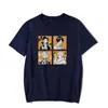 Herren T-Shirts 2022 NWE Sommer Freizeithemd Bungo Stray Dogs T-Shirt Herren/Damen Kurzarm Print O-Ausschnitt Mode Tops