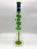 Vintage Freezer Glycerin Coil Glass BONG 18INCH narghilè acqua Pipa con ciotola Il produttore originale può mettere il logo del cliente da DHL CNE