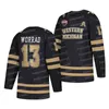 Gla thr West Michigan Broncos Black College Hockey Jersey 2022 NCHC 7 Ronnie Attard 13 Drew Wurrad 21 Джош Пассолт 26 Этен Франк 30 Брэндон Бусси