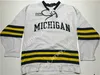 College Hockey Wears NUEVO College Hockey Wears 2022 NCAA Custom Michigan Wolverines College Jersey de hockey cosido 4 Chris Summers 22 Niko Porikos 39 Max Pacioret