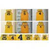 Высококачественный Мичиган Росомахи 5 Jalen Rose Jersey 25 Дуайт Ховард Джерси 4 Крис Уэббер Университет Менс Колледж Баскетбол