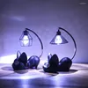 Nachtlichten Desk Lamp Oogbescherming ENERGY SAVENDE LADING LADING SLAPLICHT LED Romantische creatieve dieren Crafts