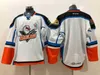 Gla A3740 San Diego Gulls Jersey 21 Wagner 4 Thompson 20 Ritchie 5 Pettersson 15 Sorensen 19 Hults Abbott AHL Maglie da hockey arancione nero bianco