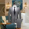 Men's Suits Blazers VERTVIE 2018 Brand Men Suit Fashion Solid Suit Casual Slim Fit 2 Pieces Mens Wedding Suits Jackets Male Plus Size 3XL