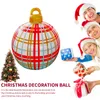 Kerstdecoraties Kerst ornamenten - Giant Outdoor Christmas PVC opblaasbare gedecoreerde bal G220924