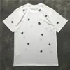 Men's T Shirts 2022 Parkour Novely Full Embroidered Bees T-Shirt Hip Hop Skateboard Street Cotton T-Shirts TEE TOP #L61