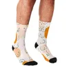 Men's Socks Funny Men Harajuku Types Of Boobs Cartoon Pattern Printed Happy Hip Hop Novelty Skateboard Crew Casual Crazy