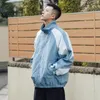 Vestes pour hommes printemps automne pour hommes couleur contraste Patchwork mode Baggy vêtements d'extérieur style japonais Harajuku vêtements hommes vêtements