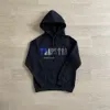 Мужские толстовки с капюшоном Trap Brand London Oversized Мужчины Женщины Полотенце высокого качества с вышивкой Звездные пуловеры Флисовая повседневная толстовка Trapstar GI0W