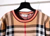 Sweaters Designer Men's Sweaters Knitwear black and white yellow coffee knit wool warm classic plaid stripe brand fashion casual long sleev