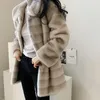 Женский мех теплый куртка для женщин COAT