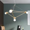 Lampade a sospensione Eusolis Moderne Creatieve Hanglampen Eenvoudige Industrial Light Lustres De Sala Jantar Glass