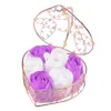 Fleurs décoratives Saint Valentin Cadeau Pour Petite Amie 6pcs Rose Fleur Savon Cadeaux De Mariage Invités À Une Fille Demoiselles D'honneur Party Favors