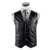 Gilets pour hommes 2022 Hommes Automne Véritable Gilet en cuir Mode Costume doux en peau de mouton