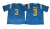 SJ NCAA UCLA BRUINS #1 SOSO JAMABO 3 SJ SH ROSEN JERSEY 17 Christian Pabico Blue White College voetbalshirts Fast Shipng