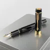 Füllfederhalter Jinhao 100 Füllfederhalter Schönes Schwarz mit goldenem Clip FM-Federstift Schreiben Büro Business Tintenstift 220923