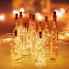 10 PZ Stringhe di luce per bottiglia di sughero alimentate a batteria 2 m Luci a LED illuminazione bar festa di compleanno bottiglie di vino tappo illuminazione bar With275G