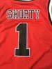 GLA Top Quality 1 1 Fredro Starr Shorty Jersey Sunset Park College College Basketball Jerseys White Red 100 ٪ Sister Size S-XXXL
